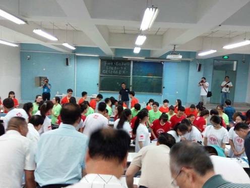 西北师范大学集邮文化课观摩现场